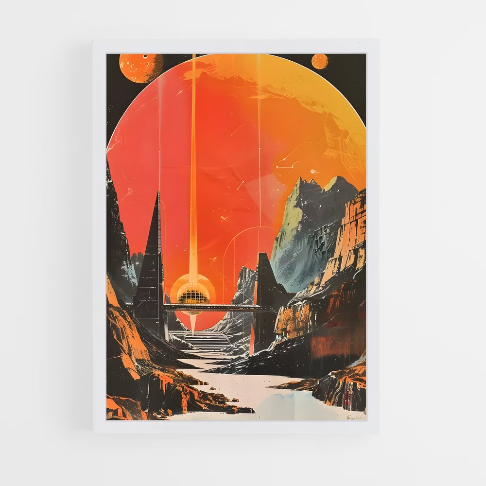 Poster Ciel d'Apocalypse – affiche Art spatial (vue 3)